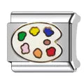 Charm plateado arte