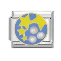 Charm plateado estrellas