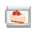 Charm plateado postre