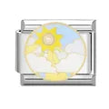 Charm plateado sol