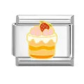 Charm plateado postre