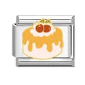 Charm plateado postre