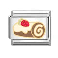 Charm plateado postre