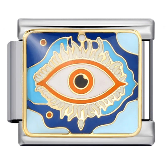 Charm plateado ojo