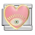 Charm plateado rosita