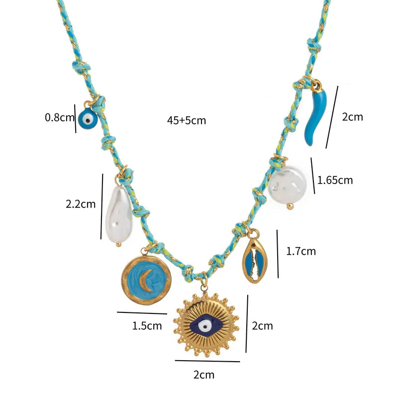 Collar Summer Ojito de Mar