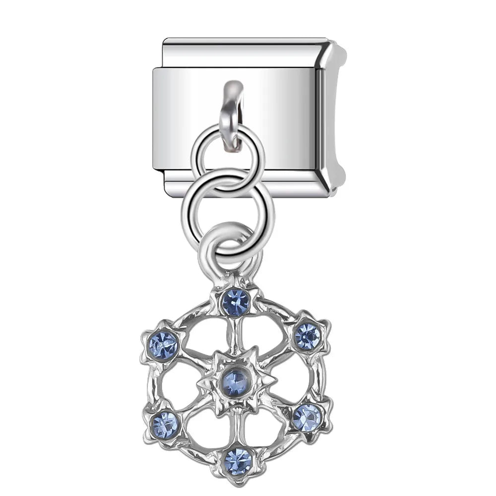 Charm colgante plateado