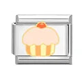 Charm plateado postre