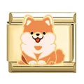 Charm dorado perrito