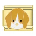 Charm dorado perrito
