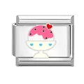 Charm plateado nieve