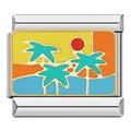 Charm plateado summer