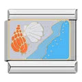 Charm plateado summer