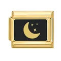 Charm dorado luna