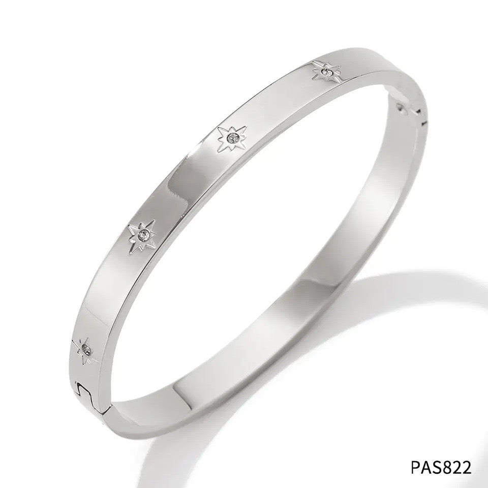 Pulsera Rigida Estrellas