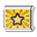 Charm plateado estrellita