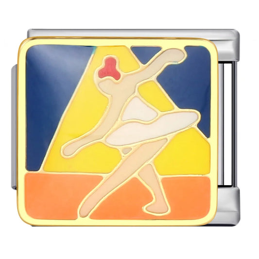 Charm plateado bailarina