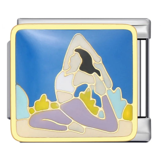 Charm plateado yoga