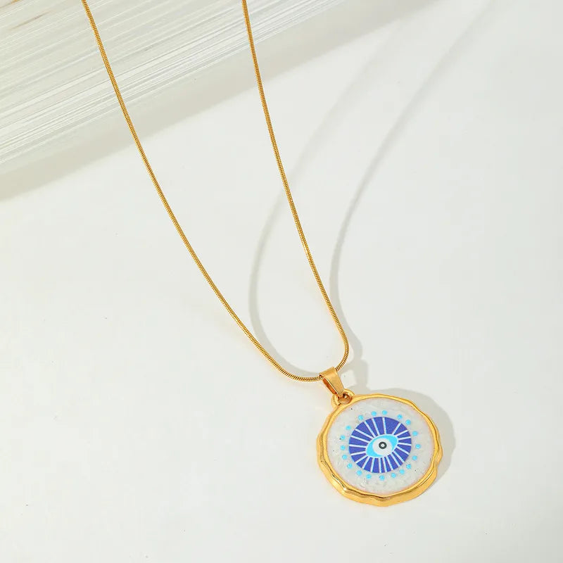 Collar ojo turco con relieve