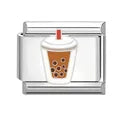 Charm plateado tapioca