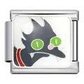 Charm plateado gatito simpson