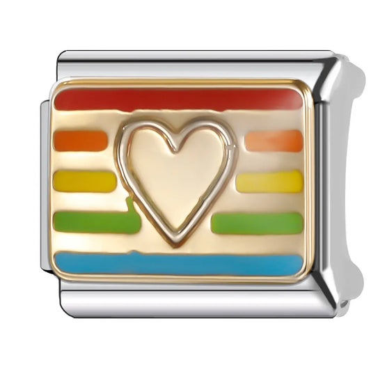 Charm plateado love is love