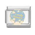 Charm plateado pastel