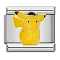 Charm plateado pikachu