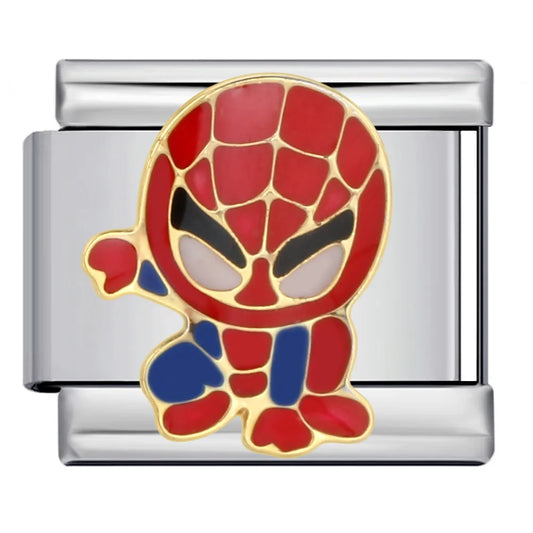 Charm plateado spiderman