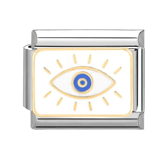 Charm plateado ojito