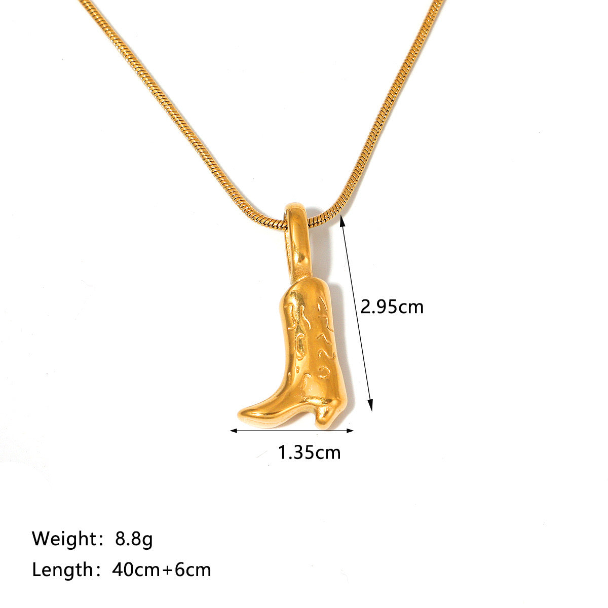 Collar bota vaquera