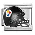 Charm plateado futbol americano