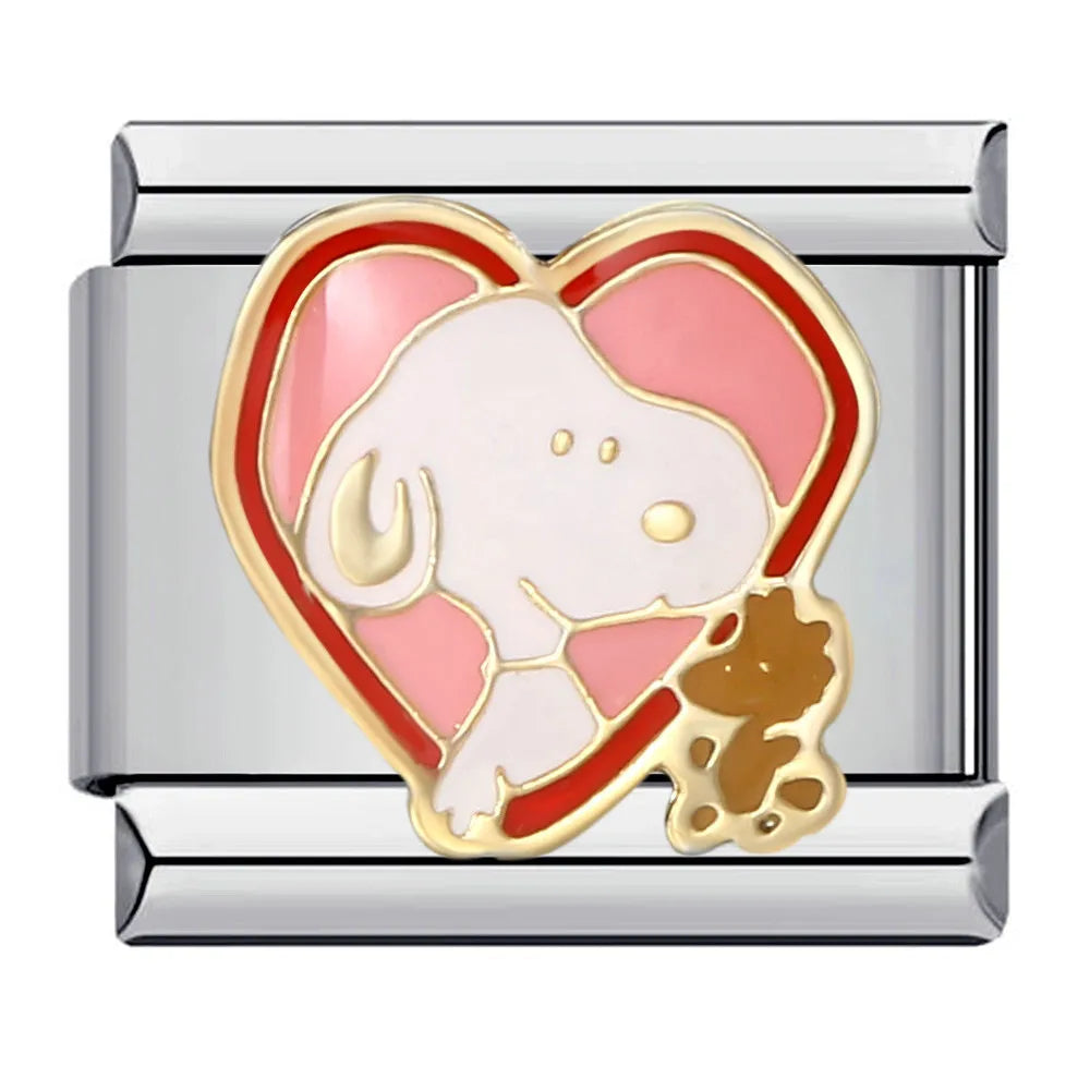 Charm plateado snoopy