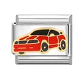 Charm plateado carro