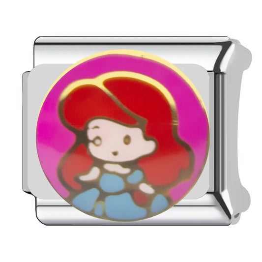Charm plateado princesa ariel