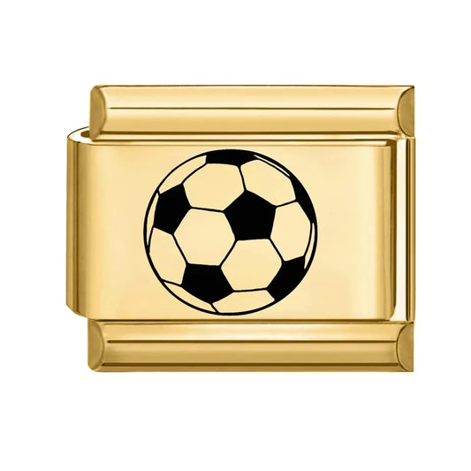 Charm dorado futbol