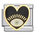 Charm plateado ojito