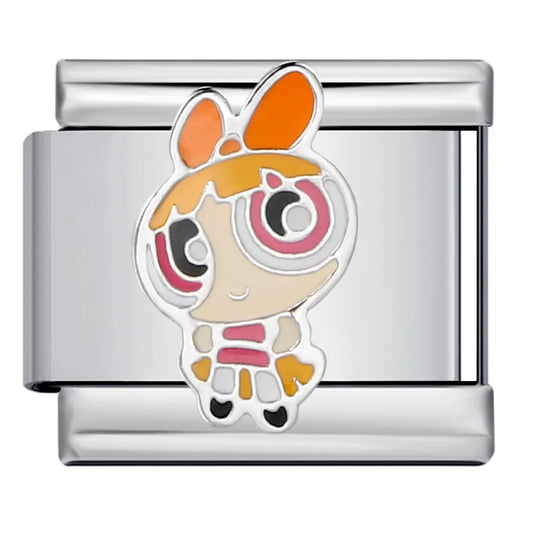 Charm plateado bombon
