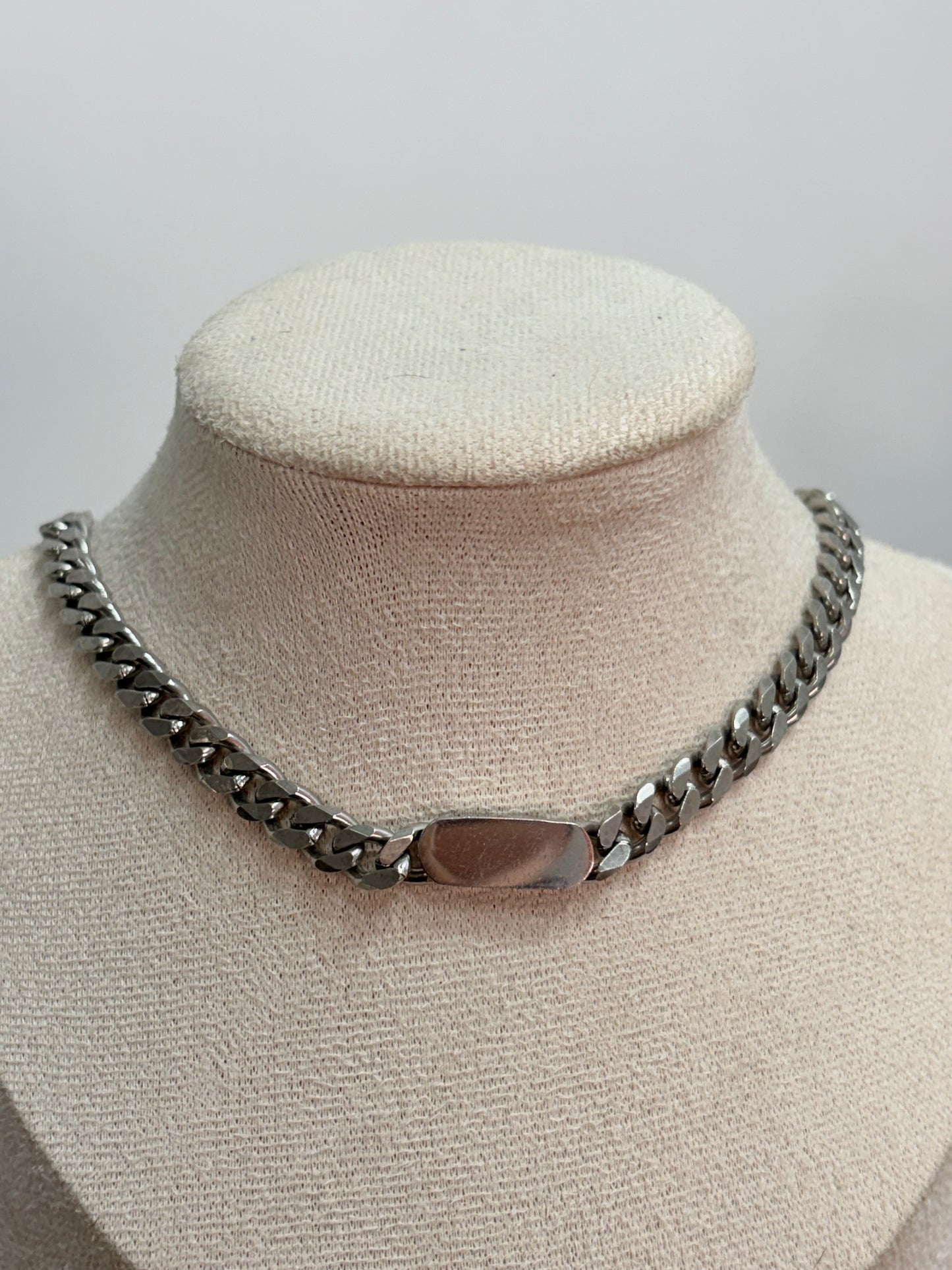 Cadena chunky placa