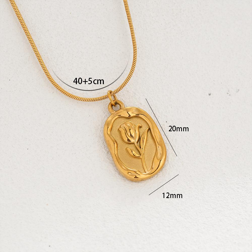 Collar tulipan dorado