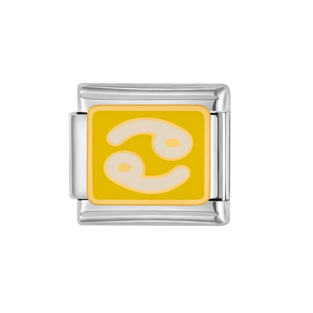 Charm plateado cancer