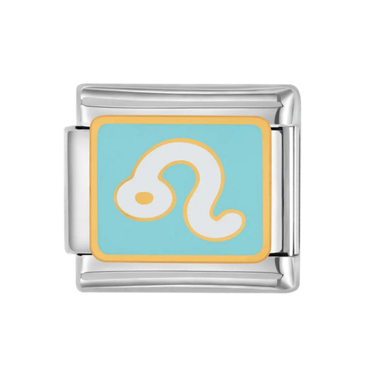 Charm plateado leo
