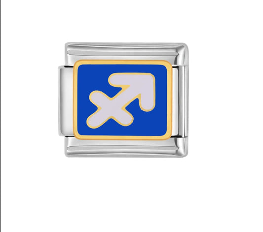 Charm plateado sagitario