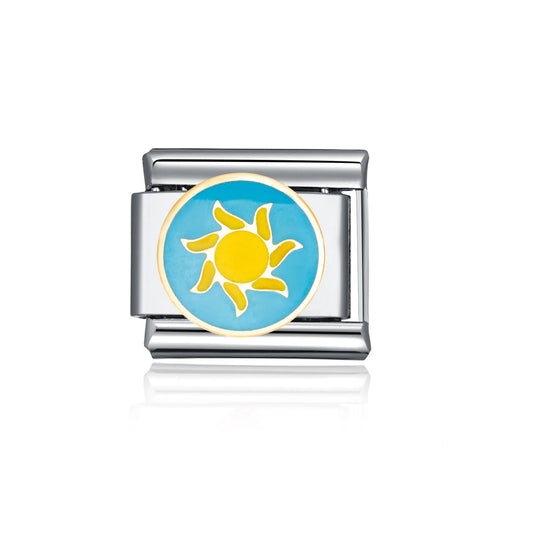 Charm plateado solecito