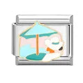 Charm plateado summer