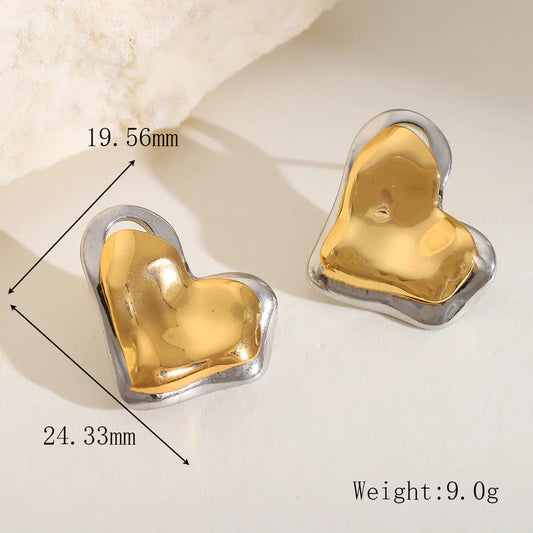 Aretes de corazon mix