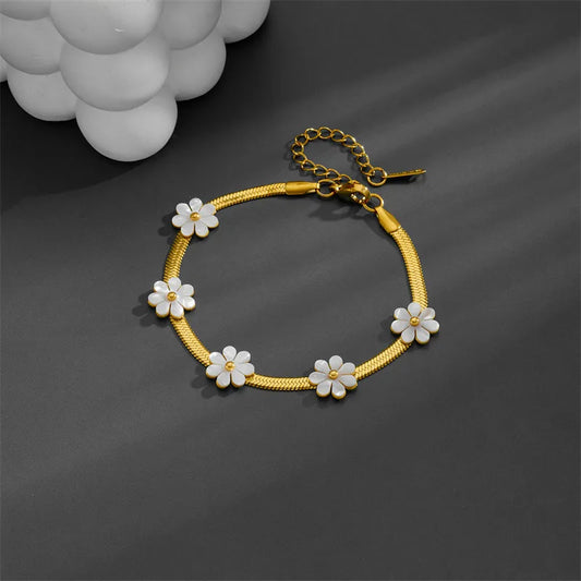 Pulsera margarita bloom