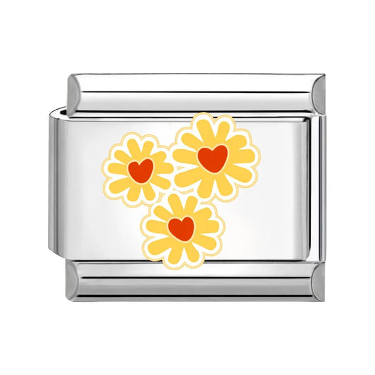 Charm flores amarillas