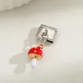 Charm colgante plateado honguito