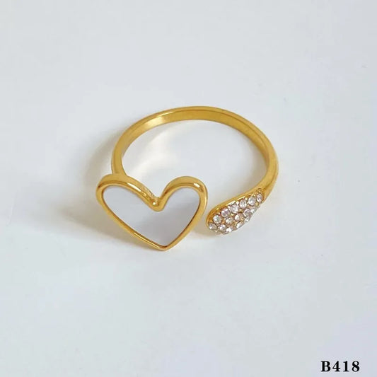 Anillo dorado brillos